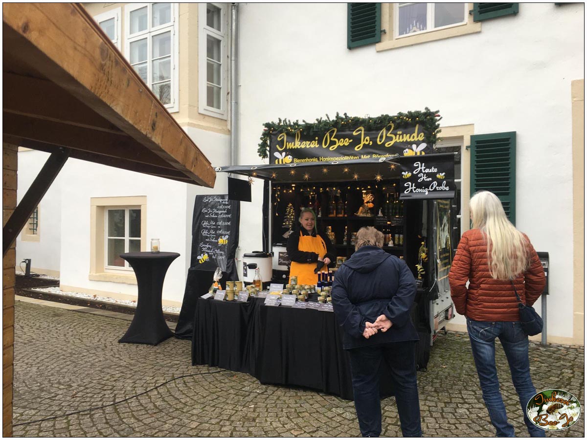 Unser Stand direkt am Eingang Haus des Gastes